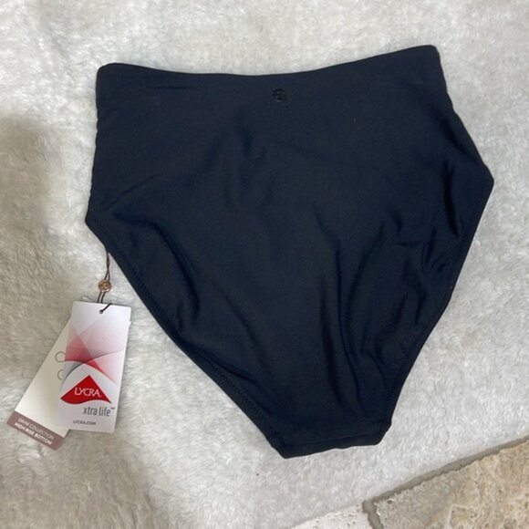 CALIA Women's High Waisted Side Twist Swim Bottoms - Picture 7 of 10